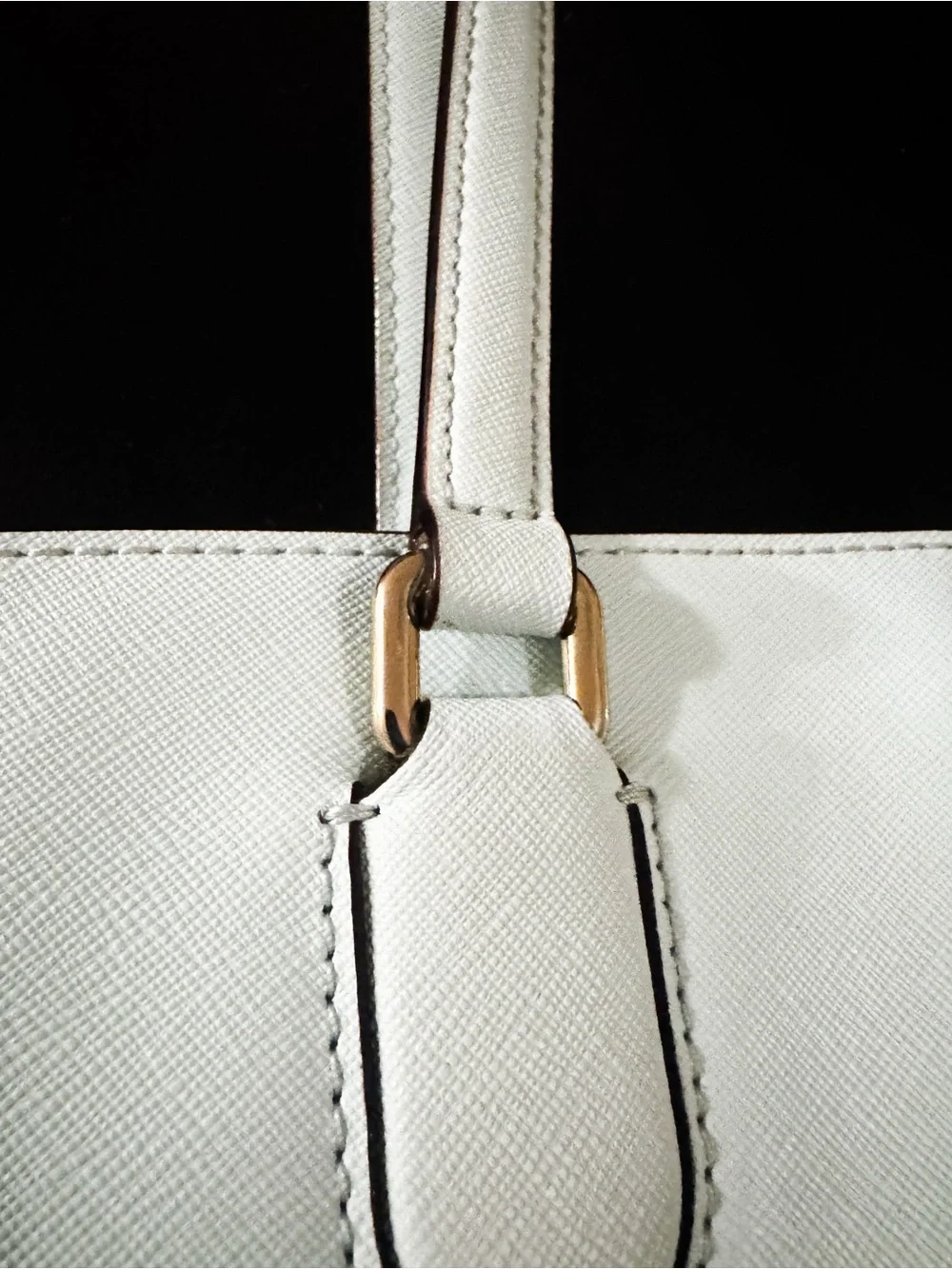 Kate Spade New York Light Blue Saffiano Leather Tote Bag